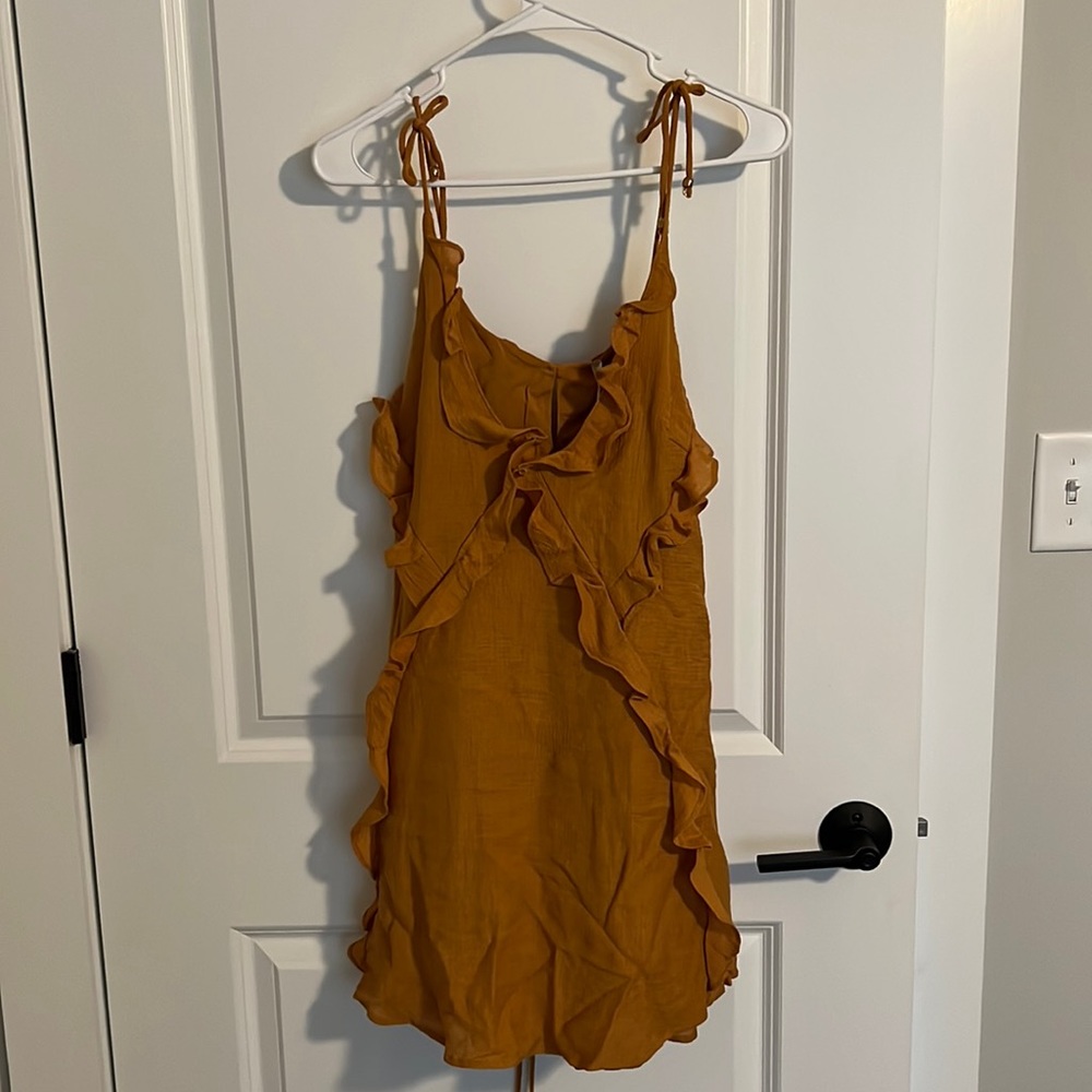 Hello Molly Mustard Dress Size Small